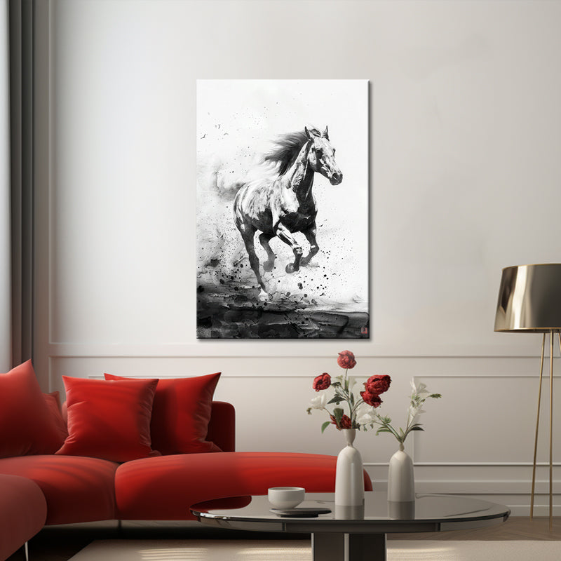 Laufendes Pferd