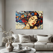 Frau mit Locken II