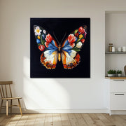 Schmetterling mit Blumen