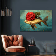Fisch mit Rose