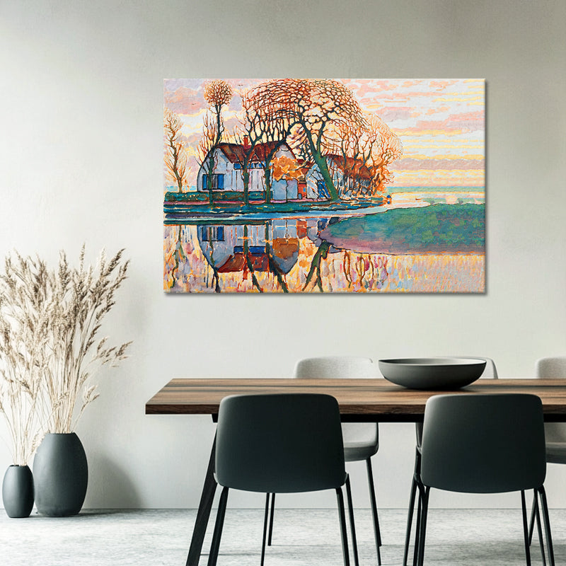Bauernhof bei Duivendrecht - Piet Mondrian