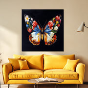 Schmetterling mit Blumen