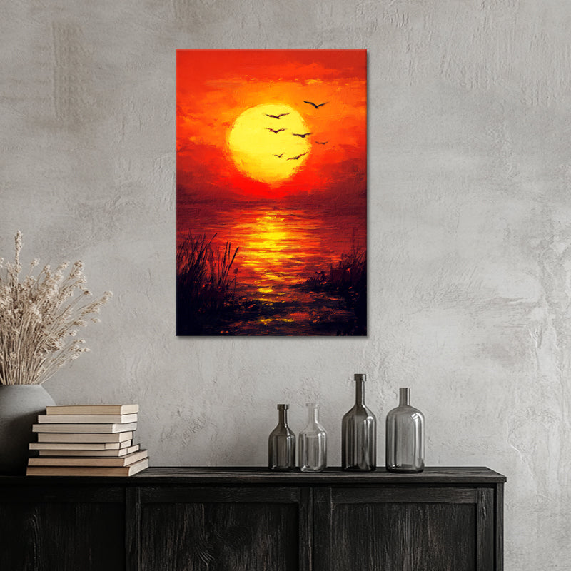 Sonnenuntergang in der Natur