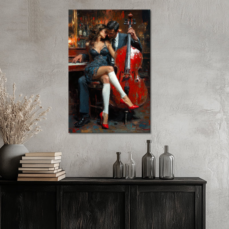 Jazz Gemälde Kunst II