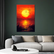 Sonnenuntergang in der Natur