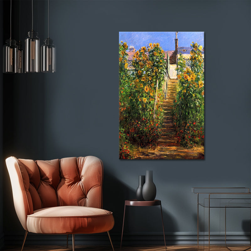 Die Stufen in Vétheuil - Monet