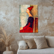 Jeanne Hébuterne in dunkler Kleidung - Amedeo Modigliani