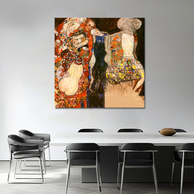 Schmücke die Braut mit Schleier und Kranz - Gustav Klimt