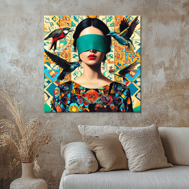 Frau in Mosaik II