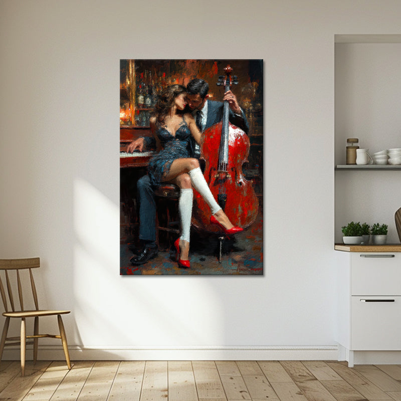 Jazz Gemälde Kunst II