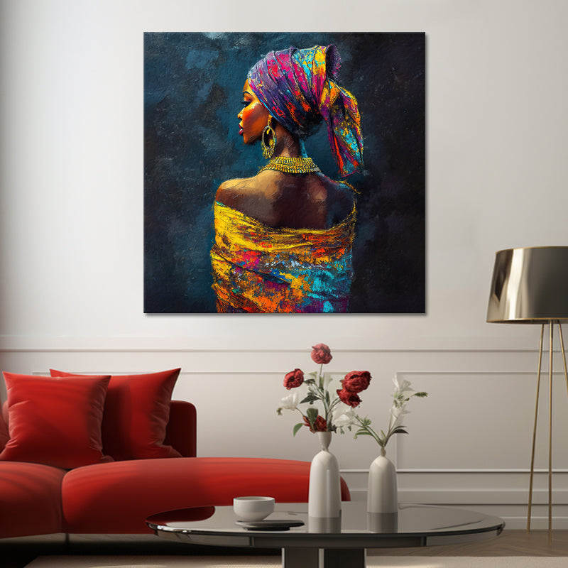 Afrikanische Frau mit Turban III