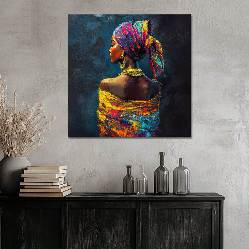 Afrikanische Frau mit Turban III