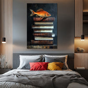 Bücher und Fisch