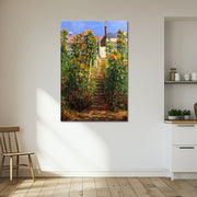 Die Stufen in Vétheuil - Monet