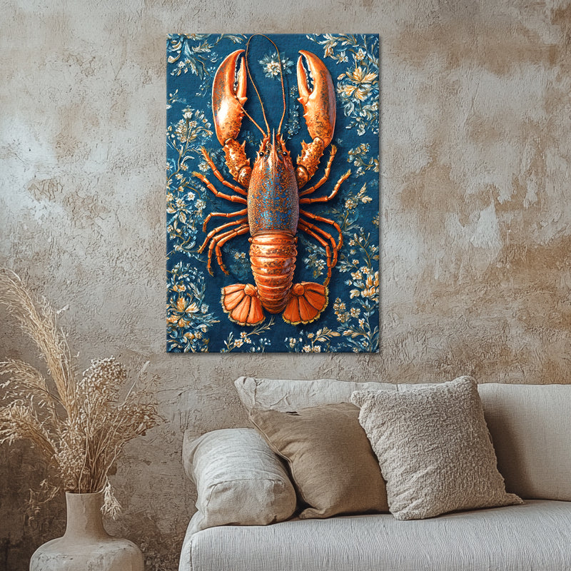 Hummer im Delfter-Blau-Stil III