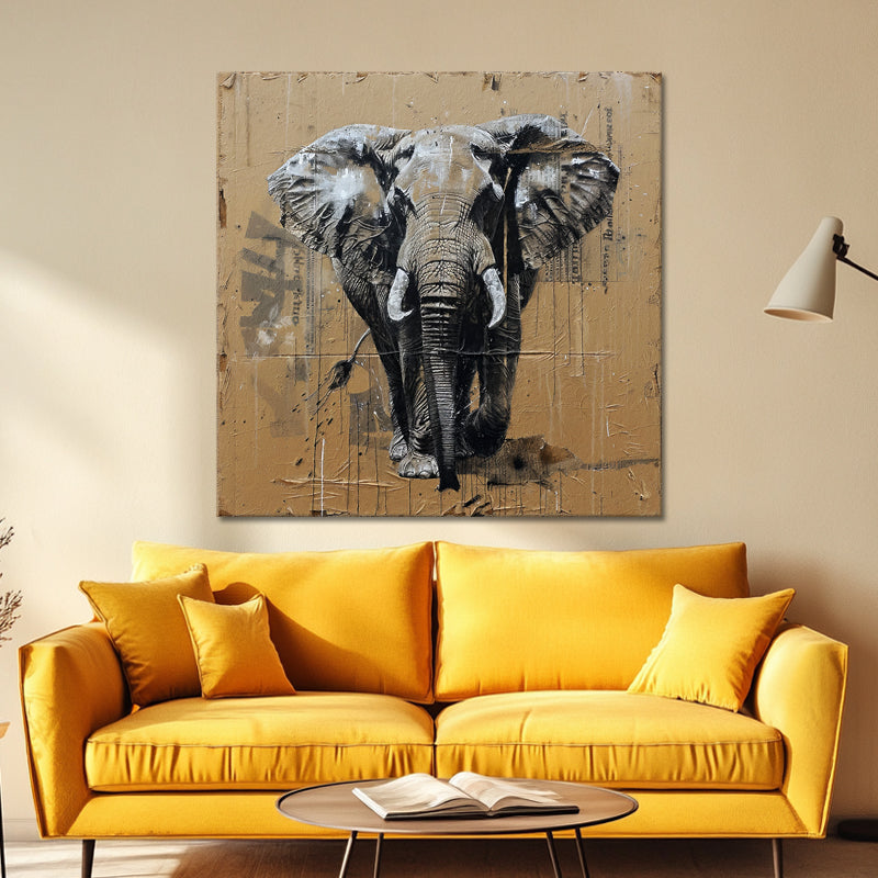 Elefant Mixed Media