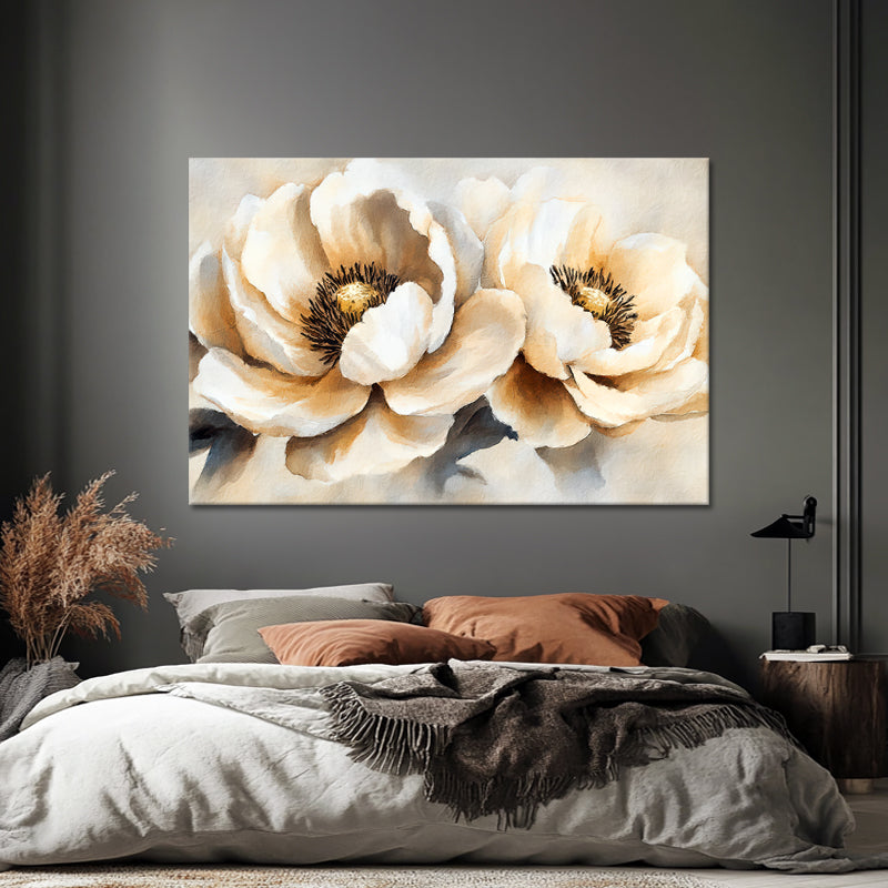 Goldene Mohnblumen Gemälde II