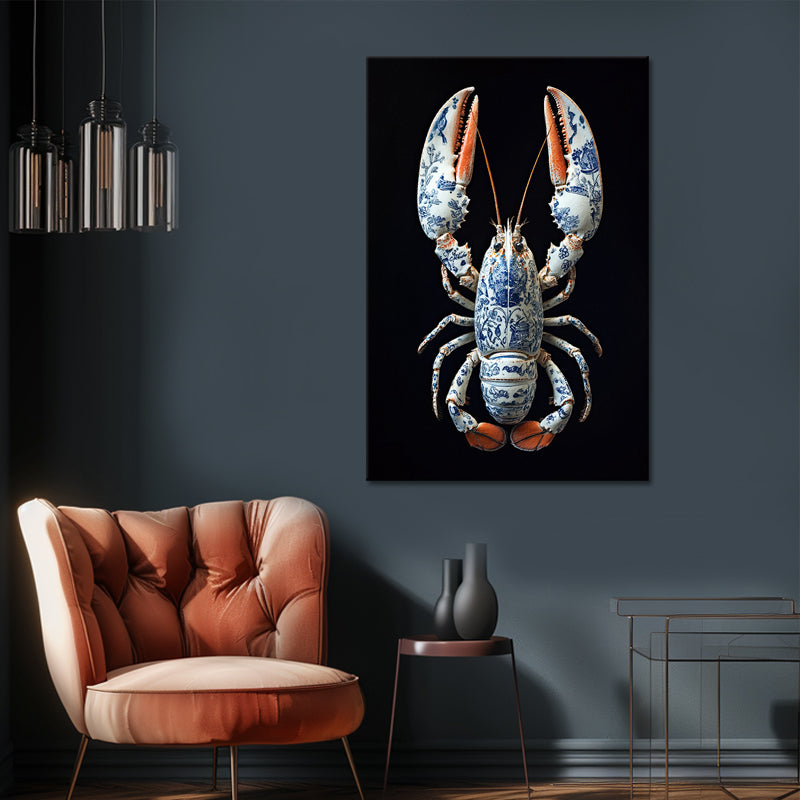 Hummer in Delfter Blau II