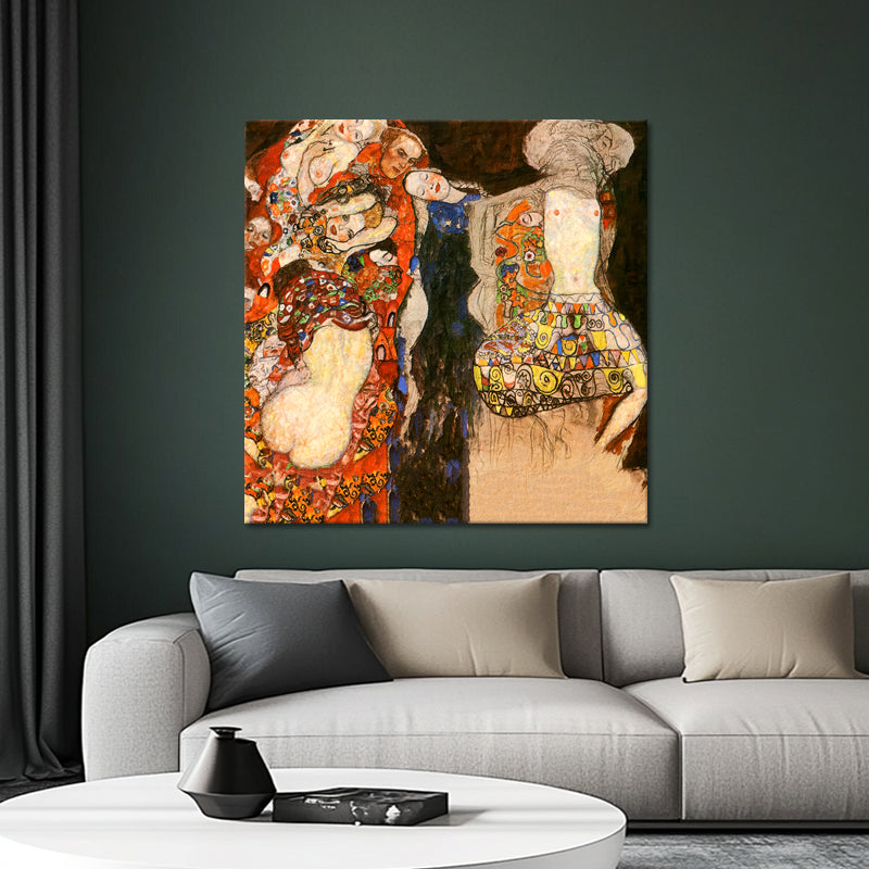 Schmücke die Braut mit Schleier und Kranz - Gustav Klimt