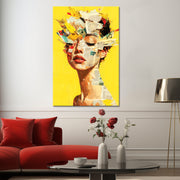 Frau Mixed-Media-Kunst
