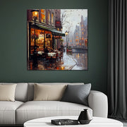 Café-Terrasse in Amsterdam