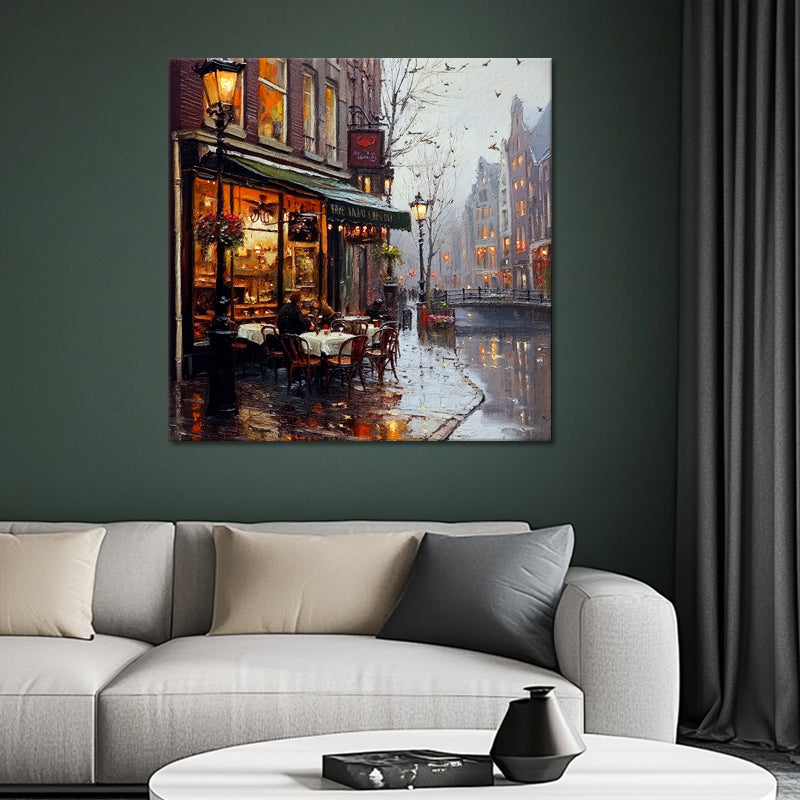 Café-Terrasse in Amsterdam