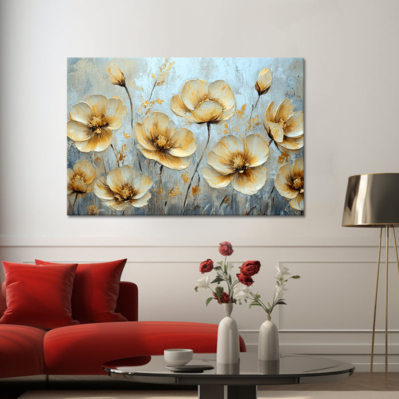 Goldene Klatschmohn-Gemälde