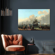 Das IJ vor Amsterdam - Ludolf Bakhuysen