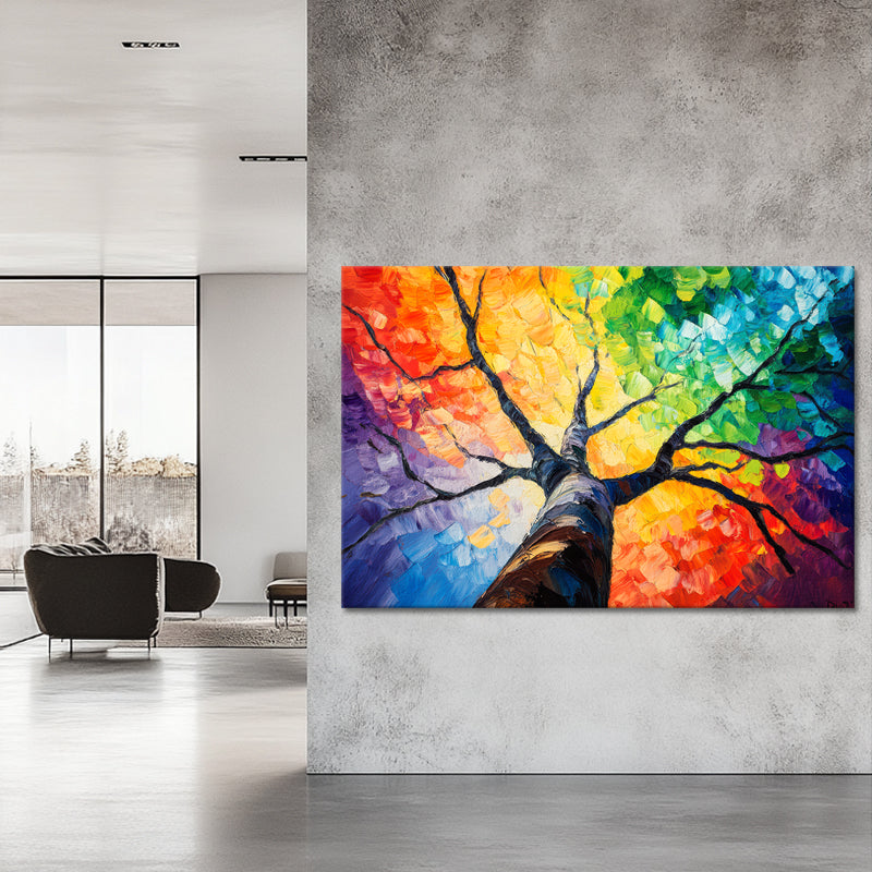 Gemälde Bunter Baum II