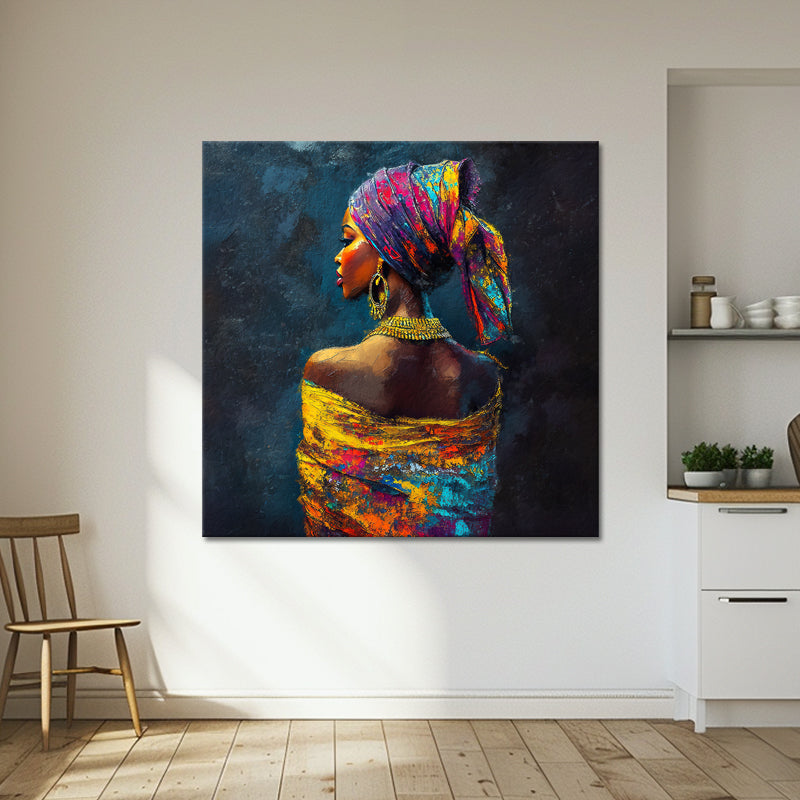 Afrikanische Frau mit Turban III