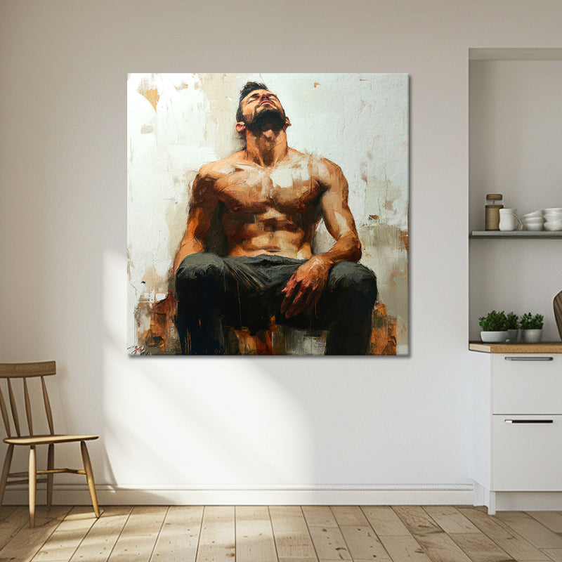Sitzender Mann III