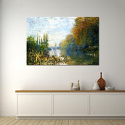 Die Ufer der Seine im Herbst - Monet