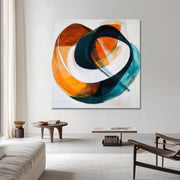 Abstrakt in warmen Farben