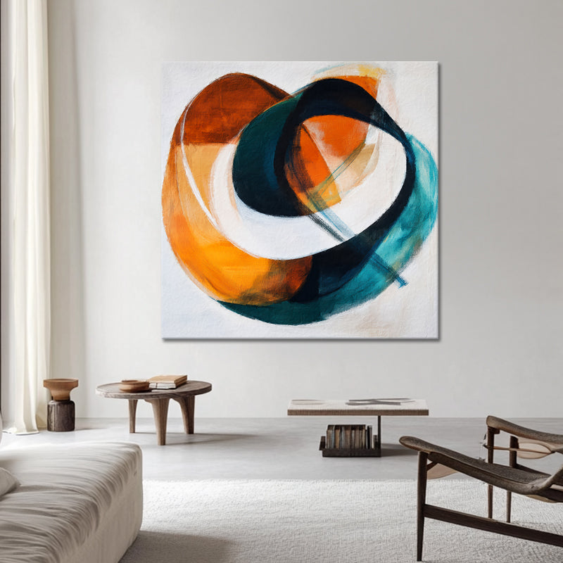 Abstrakt in warmen Farben