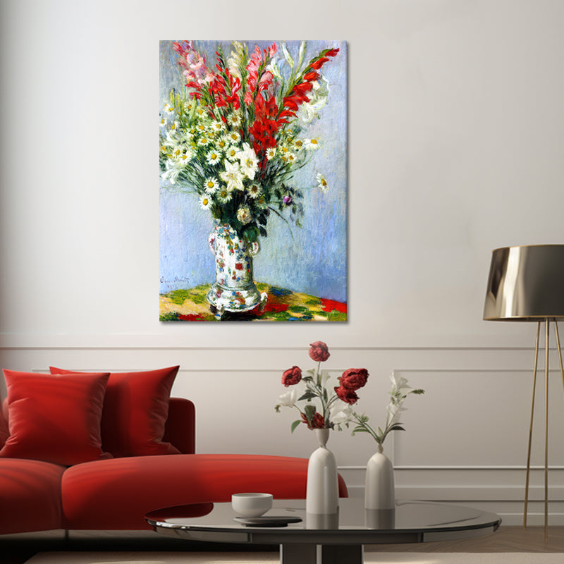 Strauß mit Gladiolen – Monet