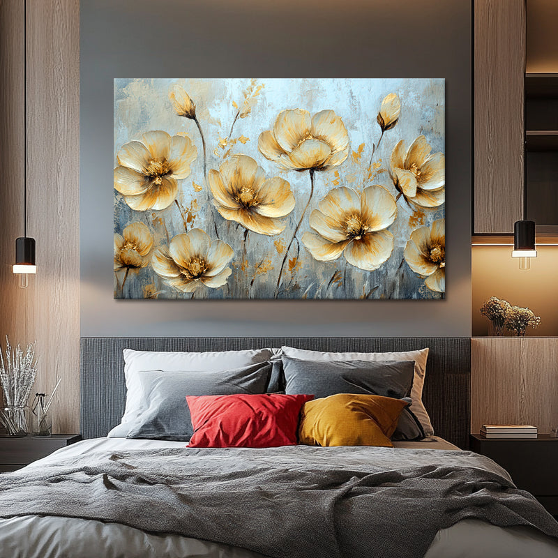 Goldene Klatschmohn-Gemälde