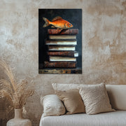 Bücher und Fisch