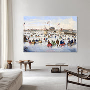 Eislaufen in New York war schon immer magisch – Winslow Homer