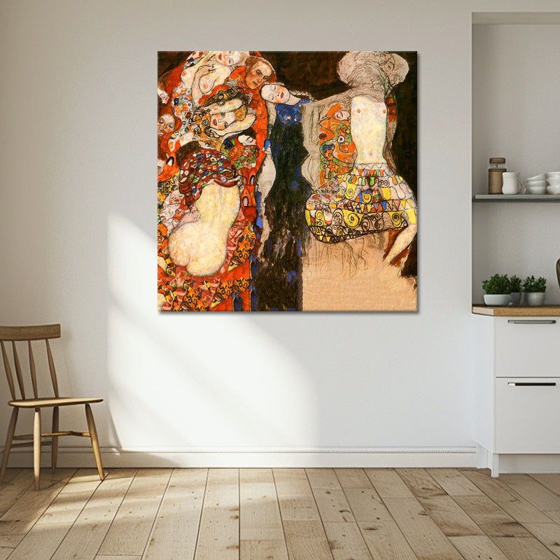 Schmücke die Braut mit Schleier und Kranz - Gustav Klimt