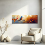 Eisvogel auf Ast