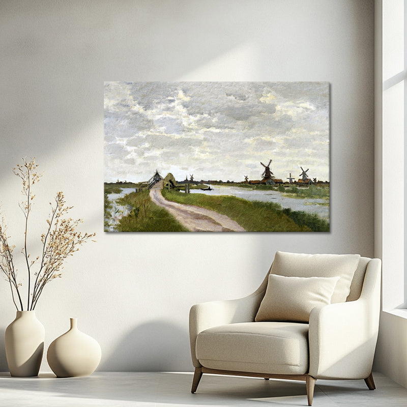Windmühlen bei Zaandam – Monet