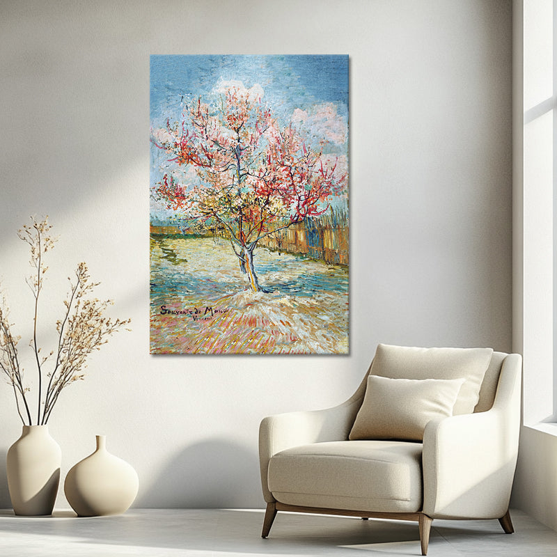 Der rosa Pfirsichbaum – Van Gogh