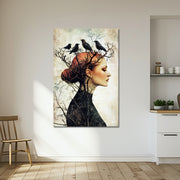 Surreale Frau