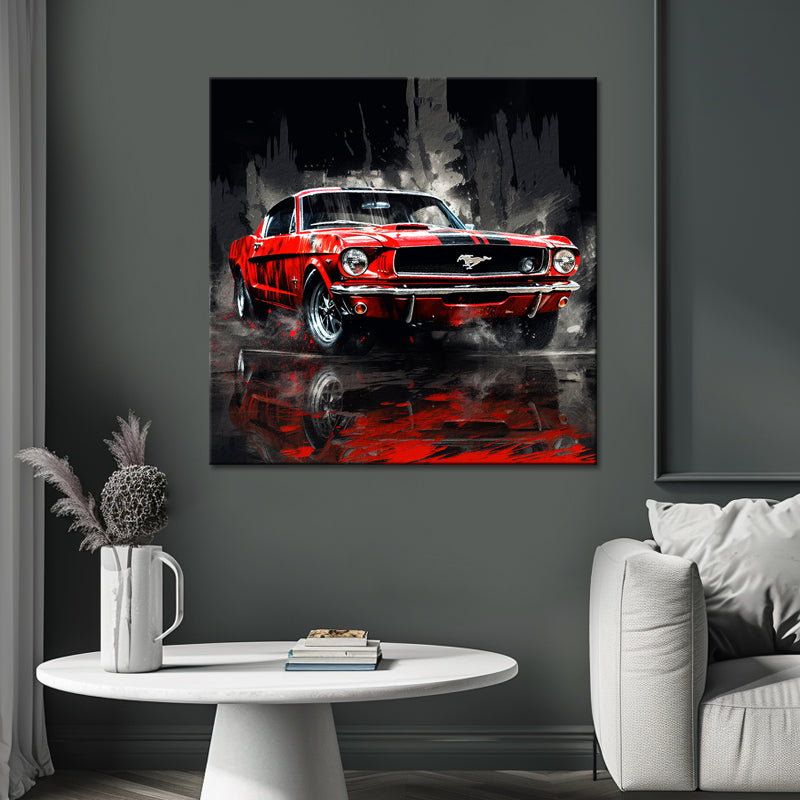 Mustang-Kunst