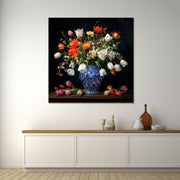 Schöne Vase mit Blumen