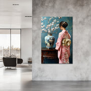 Die japanische Frau Kunst
