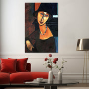 Jeanne Hébuterne mit Hut und Kette - Amedeo Modigliani