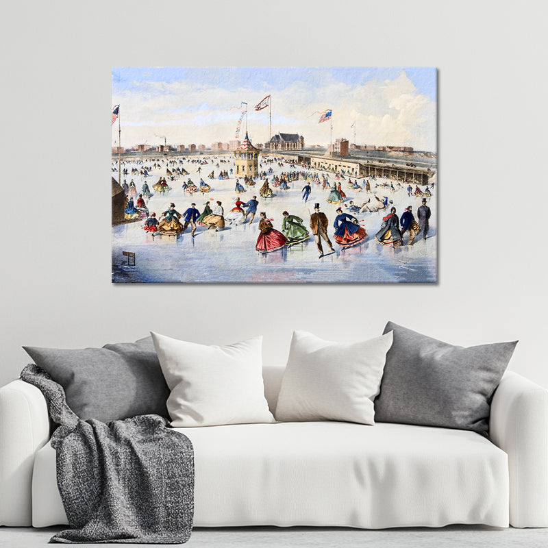 Eislaufen in New York war schon immer magisch – Winslow Homer