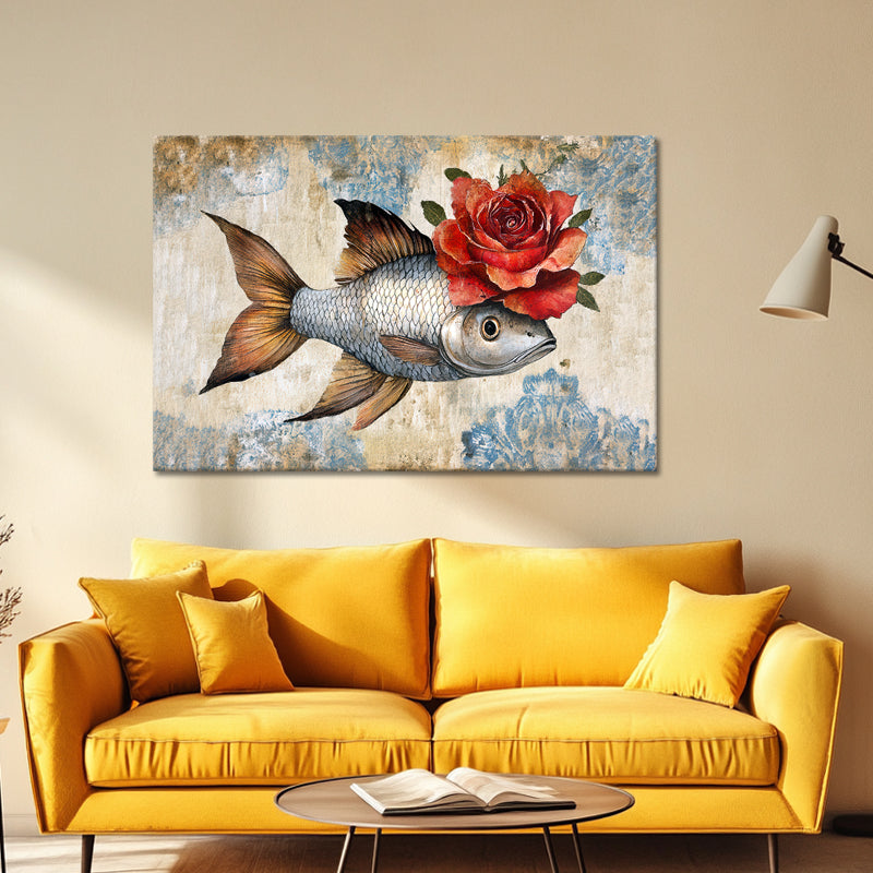 Fisch mit Rose III