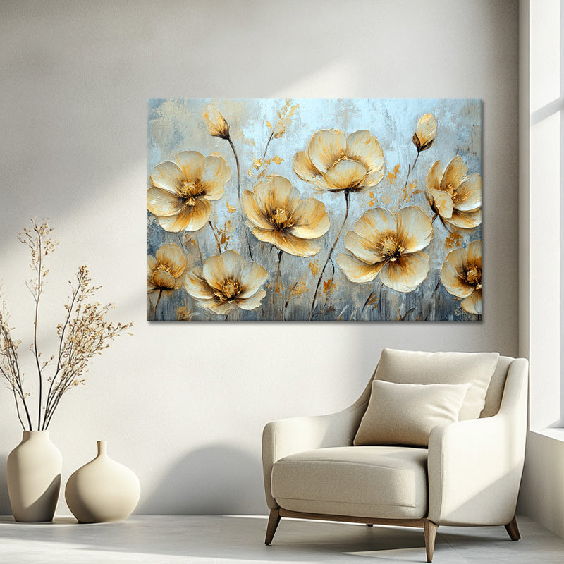 Goldene Klatschmohn-Gemälde